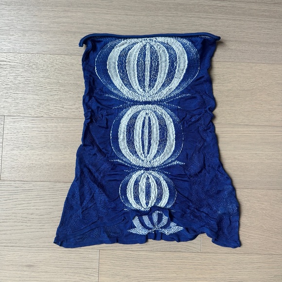 Gimaguas ete blue knot strapless top - Picture 2 of 4